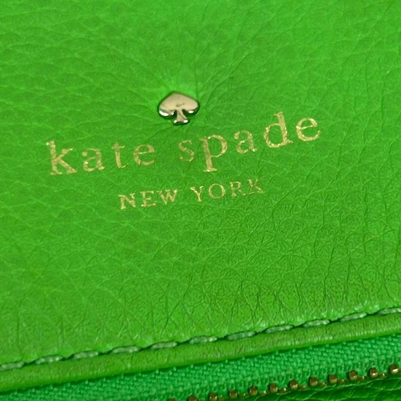 Kate Spade Cobble Hill Marsala FoldOver Convertible Crossbody Bag Green Leather - Picture 2 of 15
